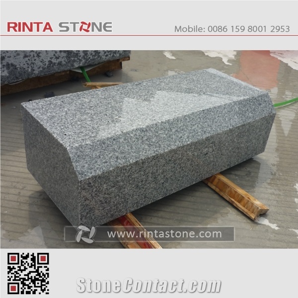 G603 G3503 Granite Kerbstone New Bianco Gamma, Bianco Crystal White Granite,Royal White Granite,Light Grey Granite Padang White