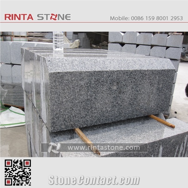 G603 G3503 Granite Kerbstone New Bianco Gamma, Bianco Crystal White Granite,Royal White Granite,Light Grey Granite Padang White