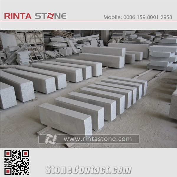 G603 G3503 Granite Kerbstone New Bianco Gamma, Bianco Crystal White Granite,Royal White Granite,Light Grey Granite Padang White