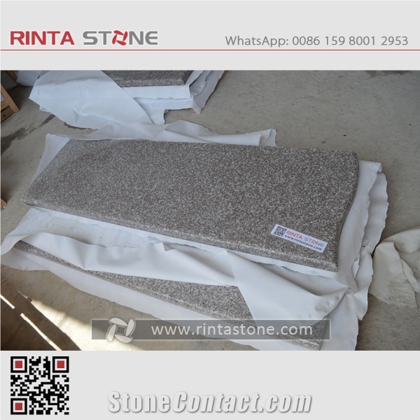 G664 Tombstone Headstone Cherry Brown Granite Monument Western Style Monuments Gravestone Engraved Headstones Custom Tombstone G664 Upright Headstone Cemetery Tombstones Luoyuan Red Granite Tombstone