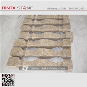 G682 Yellow Granite Balustrade,Rusty Yellow Granite Column,Beige Granite Column,China Yellow Pillar,Cheap Granite Pillar,China Yellow,China Granite,China Column,Beige Column,Beige Pillar
