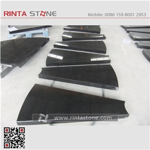 Pure Best Black Granite Stone China Hebei Super Beiyue Nero Assoluto Galaxy Star Sesame Taibai Golden Points Dots Shanxi Absolute Superme Monument