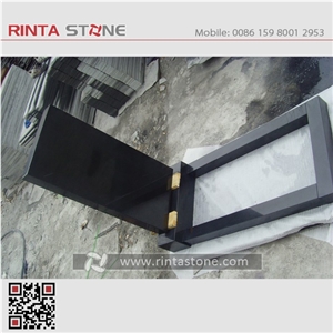 Pure Best Black Granite Stone China Hebei Super Beiyue Nero Assoluto Galaxy Star Sesame Taibai Golden Points Dots Shanxi Absolute Superme Monument