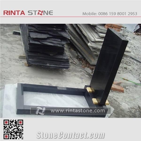 Shanxi Absolute Pure Black Granite Stone China Hebei Black Super Beiyue Nero Assoluto Galaxy Star Sesame Taibai Dark Superme Monument & Tombstone
