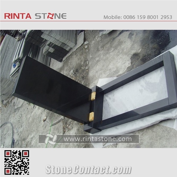 Shanxi Absolute Pure Black Granite Stone China Hebei Black Super Beiyue Nero Assoluto Galaxy Star Sesame Taibai Dark Superme Monument & Tombstone
