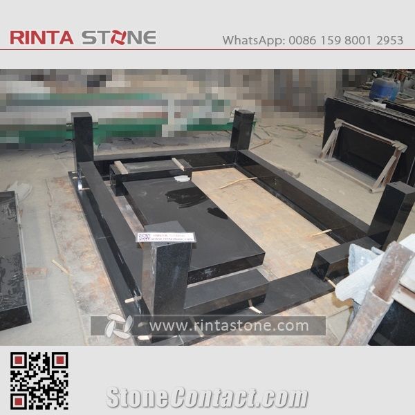 Shanxi Black Granite Tombstone Gravestone,Shanxi Black Monuments,Pure Black Stone Custom Monumnets,Absoulute Black Granite Headstone Western Style Monuments Tombstones Diamond Black Engraved Tombstone