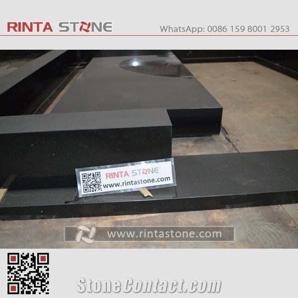 Shanxi Black Granite Tombstone Gravestone,Shanxi Black Monuments,Pure Black Stone Custom Monumnets,Absoulute Black Granite Headstone Western Style Monuments Tombstones Diamond Black Engraved Tombstone