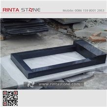 Shanxi Black Granite Tombstone Gravestone,Shanxi Black Monuments,Pure Black Stone Custom Monumnets,Absoulute Black Granite Headstone Western Style Monuments Tombstones Diamond Black Engraved Tombstone