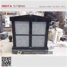 Shanxi Black Granite Tombstone Gravestone,Shanxi Black Monuments,Pure Black Stone Custom Monumnets,Absoulute Black Granite Headstone Western Style Monuments Tombstones Diamond Black Engraved Tombstone