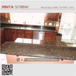 Tan Brown Granite Countertop Kitchen Top ,Indian Brown Granite Bar Top,Brown Stone Custom Countertop Kitchen Solid Surface Top Worktop Countertop,Tan Brown Counter