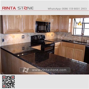 Tan Brown Granite Countertop Kitchen Top,Indian Brown Granite Top,Brown Stone Custom Countertop Kitchen Solid Surface Top Worktop Engineered Stone Countertop,Tan Brown