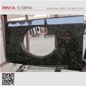 Ubatuba Green Granite Vanity Top,Green Ubatuba Bathroom Top,Verde Green Countertop,Brazil Green Granite Bath Top,Custom Vanity Top,Engineered Green Stone Bathroom,Solid Surface Countertops