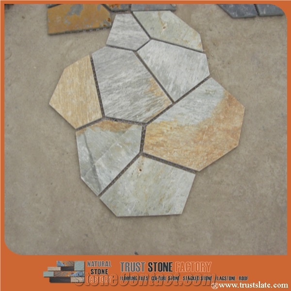 Beige Quartzite Flagstone,Random Flagstone Patio,Irregular Flagstone Road Paving,Light Grey Quartzite Walkway Pavers,Outdoor Stepping Stone Flagstone