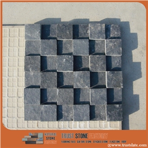 Black Gray Quartzite Mosaic Tiles, Natural Stone Mosaic, Wall Mosiac Tiles,Bathroom&Kitchen&Hotel Decoration,Kitchen Mosaic, Elevator Mosaic,Wall Mosiac,Swimming Pool