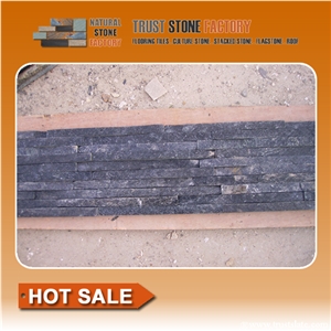 Black Quartzite Building Stone, Black Quartzite Roof Stone,Thin Stone Veneer, Ledger Stone, Culture Stone