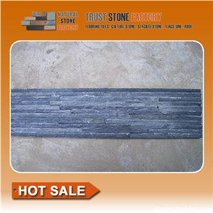 Black Quartzite Wall Cladding Ledge Stone Veneer Corner Stone Black Quartzite Wall Cladding Ledge Stone Veneer Corner Stone