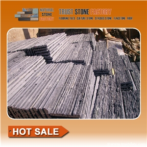 Black Quartzite,Wall Stone,Natural Stone,Stack Stone,Building Stone,Stone Veneer,Culture Stone
