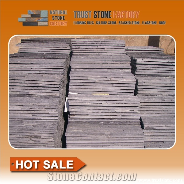 Black Quartzite,Wall Stone,Natural Stone,Stack Stone,Building Stone,Stone Veneer,Culture Stone