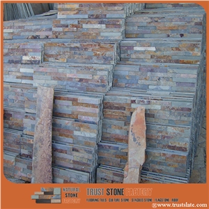 Cheap Price Good Quality Chinese Rusty Slate Stacked Stone Veneer, Grey Stone Wall Decor, Rustic Slate Feature Wall Cheap Price Good Quality Chinese Rusty Slate Stacked Stone Veneer, Grey Stone Wall Decor, Rustic Slate Feature Wall