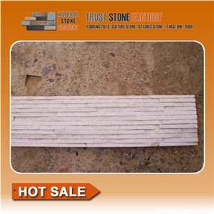China Cheap Pure White Quartzite Culture Stone for Wall Cladding Decor, Ledge/Loose/Corner Stone Filedstone Feature Wall, Natural Building Stone Exterior Decoration