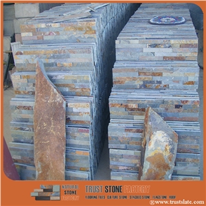 China Multicolor Slate Cultured Stone/Grey Slate Culture Stone/Culture Slate/Slate Wall Cladding China Multicolor Slate Cultured Stone/Grey Slate Culture Stone/Culture Slate/Slate Wall Cladding