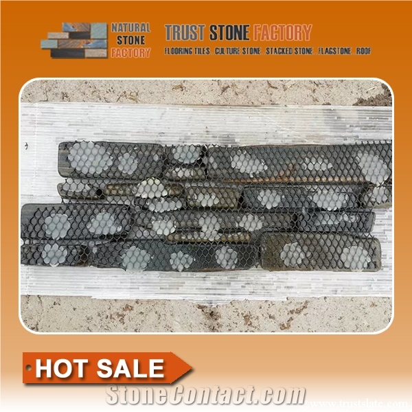 Green Quartzite Stone Wall Panels,Stone Wall Tile for Decoration ,Stone Wall Cladding