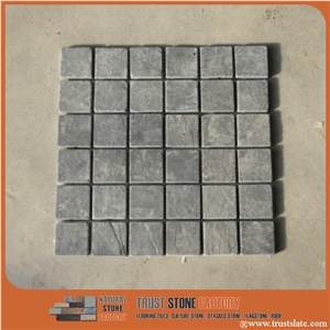 Grey Quartzite Mosaic,Polished Surface, Garden & Balcony Mosaic, Kitchen Mosaic, Elevator Mosaic,Wall Mosiac,Swimming Pool Mosaic,Cultured Stone