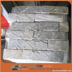 Grey Quartzite Mosaic Tiles,Linear Strips Mosaic,Wall Mosaic,Floor Mosaic,Interior Decoration,Customized Mosaic Tile,Mosaic Tile for Bathroom&Kitchen&Hotel Decoration