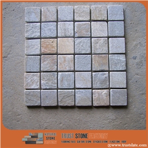 Grey Small Square Mosaic Tile,Natural Stone Mosaic,Stone Mosaic Patterns,Wall Mosaic,Floor Mosaic,Interior Decoration,Customized Mosaic Tile