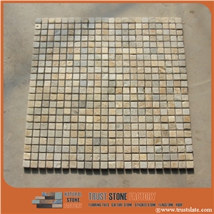 Light Yellow Small Square Mosaic Kitchen Backsplash Bathroom Wall Tile Light Yellow Small Square Mosaic Kitchen Backsplash Bathroom Wall Tile