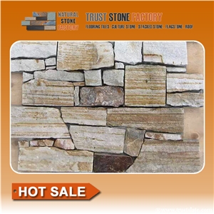 Multicolor Dry Stone Wall Construction,Quartzite Natural Stone Retaining Wall,Dry Natural Stone Wall House