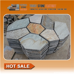 Multicolor Random Flagstone Walkway Paving Stone, Grey Golden Random Flagstone Paver Tiles, Irregular Flagstone Road Paving, Random Flagstone Courtyard Pavers Multicolor Random Flagstone Walkway Paving Stone, Grey Golden Random Flagstone Paver Tiles, Irregular Flagstone Road Paving, Random Flagstone Courtyard Pavers