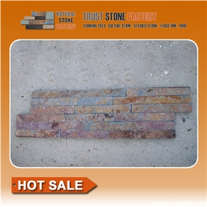 Multicolor Slate China Culture Stone/Ledgestone/Multicolor Stone Panel/Stacked Stone/Rusty Slate Brown Rockface Wall Panel Veneer Multicolor Slate China Culture Stone/Ledgestone/Multicolor Stone Panel/Stacked Stone/Rusty Slate Brown Rockface Wall Panel Veneer