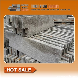 Multicolor Slate Stone Wall Panels Decorative,Quartzite Stacked Stone Fireplace,Cheap Natural Stacked Stone Tile