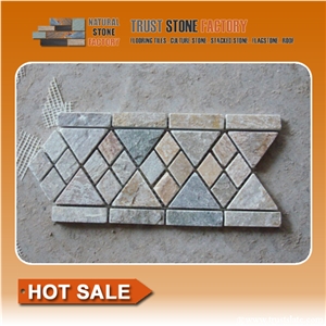 Multicolour Mosaic Art Works,Quartzite Mosaic Border,Mosaic Wall Tiles,Floor Mosaic,Mosaic Pattern
