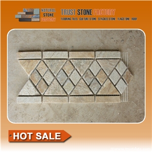 Multicolour Mosaic Art Works,Quartzite Mosaic Border,Mosaic Wall Tiles,Floor Mosaic,Mosaic Pattern