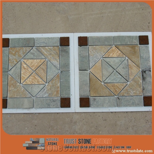 Natural Stone Mosaic Medallion,Square Medallions,Waterjet Medallion,Stone Mosaic Medallion,Decorative Tile Medallions,Decorative Wall Medallions,Floor Medallions