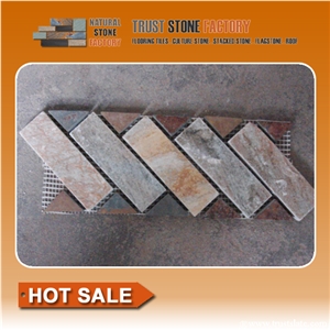 Noce Classic Mosaic Borders, Beige Mosaic Border Lines