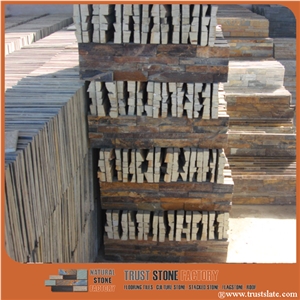 Rusty Brown Quartzite Cultured Stone,Ledge