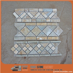 Stone Mosaic Border Line