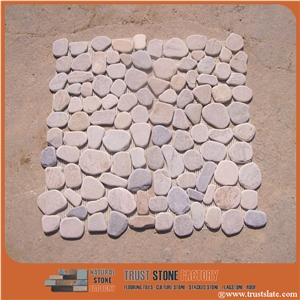 White Polished Different Sizes Polished Pebble River Stone for Decoration in Landscaping,Garden,Walkway