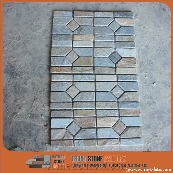 White Quartzite Mosaic Border Line,Composited Mosaic, Floor/Wall Mosaic,Mosaic Border,Chinse Hot Sale Mosaic