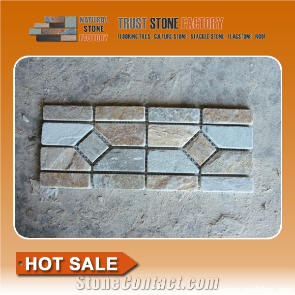 White Quartzite Mosaic Border Line,Composited Mosaic, Floor/Wall Mosaic,Mosaic Border,Chinse Hot Sale Mosaic