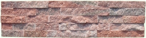 China Red Quartzite Culture Stone, Quartzite Wall Cladding, Quartzite Wall Decoration, Ledge Stone