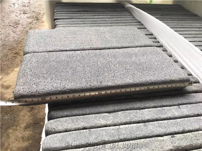 Grey Basalt Tumbled Paver, Courtyard Road Pavers