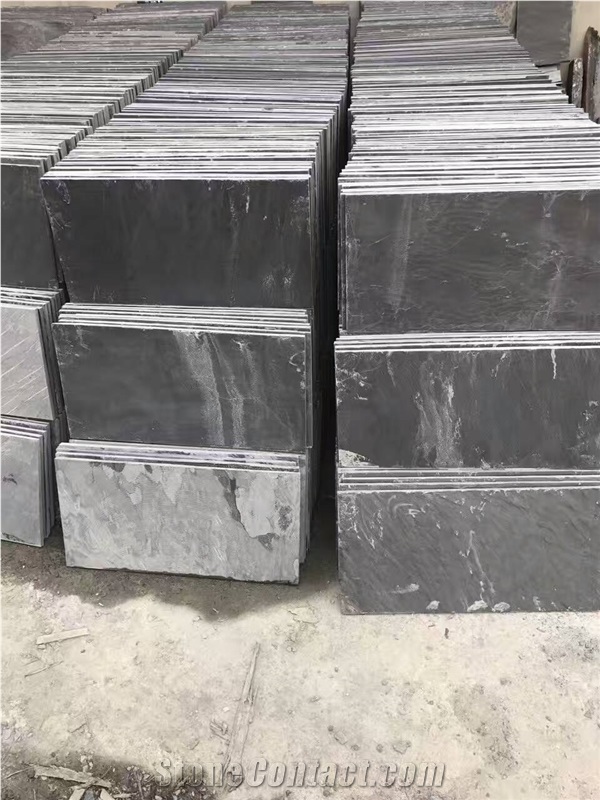 Black Quartzite Cultured Stone for Wall Cladding