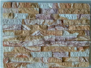 Yellow Slate Cultured Stone, Stacked Stone Veneer