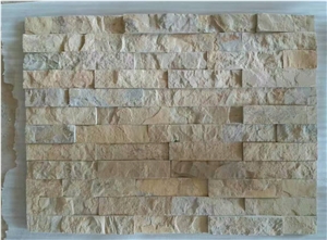 Yellow Slate Cultured Stone, Stacked Stone Veneer