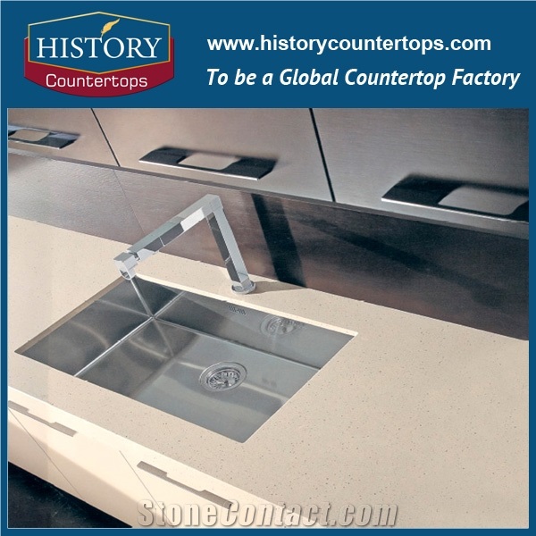 China High Quality Beige Kamari Quartz for Polished Kitchen Countertops,Solid Surface,Stone Worktops.Customized Kitchen Island,Worktops,Desk Tops