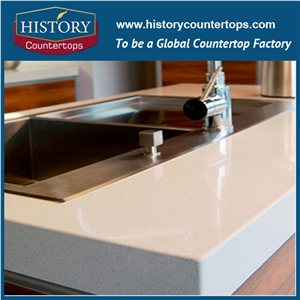 China Hot Sale Building Stone Price Blizzard White Artificial Quartz Kitchen Countertops, Island Top, Desk Tops,Bar Top,Worktops,Polished Surface,Cut to Size,Flat Edge, Eased Edge, Beveled Edge